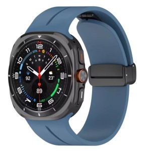 Силиконова каишка с магнит Apple Watch 42/44/45/49mm / синя /